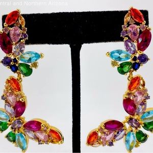 Kate Spade Social Butterfly Double Drop Earrings